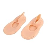 Toyvian Wasserdichte Atmungsaktive Bootssocken mit Belüftungslöchern Elastische Leichte Strandsocken für Damen und Herren für Wassersport und Alltag Hautfarbene Kurzsocken