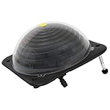 Tidyard Skimmer Pool-Skimmer, Staubsauger für Pool, oberirdisch, Solarheizung, 75 x 75 x 36 cm, HDPE Aluminium