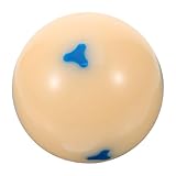 DECORNIJIA Pool trainingsball aus Widerstandsfähigem Harz Wiederverwendbarer Ersatz billardball mit Markierungen für Billiard übungen und Techniktraining Geeignet für Spielstärken