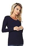 Noppies Sleep Shirt ls Elise für Schwangere Damen Umstandsmode Nachtwäsche (Night Sky (P277), 36 (Herstellergröße: S))