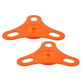 Lurrose 2 Stück Verschlussplatten aus Robustem Kunststoff für Becherverschließmaschinen Folienrollen Fixierplatten Passgenaues Zubehör für Manuelle Becherversiegelungsgeräte