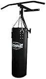 Bad Company Klimmzugstange, Boxsack und Wandhalterung im Set I gefüllter Sandsack 90 x 30 cm (23 kg) inkl. Stahlkette und Befestigungsmaterial I BCA-109