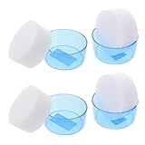 UTHCLO 4 Stück Fingerspitzen Befeuchter Schwamm 7,5cm Rutschfester Universalschwamm aus Robustem Material zum Geldzählen und Dokumentenblättern im Büro