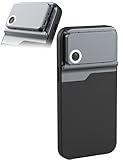 Bewinner Telefon Mikroskop, 400x Mikroskop Objektiv mit LED-Licht, Telefon Hülle, Wiederauf Ladbare Tragbare Mikroskop, Taschen Telefon Mikroskop Linse für 14 Pro