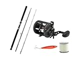 Angelwelt Gerlinger Norwegen Combo Multirolle Pilkrute Pilker Angelschnur Anglerset Angelset für Norwegen