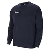 Nike Herren M Nk Flc Park20 Crew Shirt, Obsidian/White, XL EU