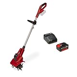 Einhell Akku-Bodenhacke GE-CR 18/20 Li E Power X-Change (18 V, Li-Ion, elektronische Drehzahlregulierung, 4 Hackmesser, Zusatzhandgriff, inkl. 4,0 Ah Akku und Ladegerät)