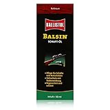 BALLISTOL 23060 Balsin Schaft-Öl rotbraun 50ml Flasche - Holzschutz gegen Regen, Nässe, Fäulnis und Schimmel