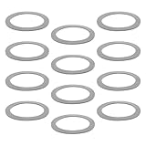 LIGIGWASH 12 Stück ersatzteile dichtungsring Mixer Gummidichtung Rubber Seal kit Gummidichtring dichtungsringe ersatzdichtungsset Grey