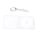 ULIJTH Rohlinge Disc-Hülle Peripheriegeräte Gedenkalbum Rohlinge Disc Case Anhänger für Schlüsselanhänger Rucksack hängende Dekorationen