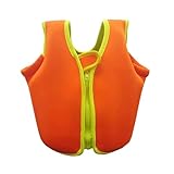 Schwimmweste für Kinder, Schwimmweste für Babys, Schwimmweste für Kinder, Schwimmweste zum Schwimmen lernen, 01 Orange, 3-4 Jahre