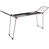 Vileda Infinity Flex Ultimate | ausziehbares Teleskopgestell | Wäscheständer für große Textilien| stabiles Gestell | weniger Abdrücke auf Kleidung Dank XXL Trockenstäbe | vormontierter Wäscheständer