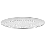 COLLBATH Multifunktionale Pizzapfanne aus Lebensmittelechter Aluminiumlegierung Rundes Haushalts Backblech mit Belüftungslöchern 10 Zoll Backzubehör für Ofen und Grill