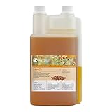 Makana Leinöl für Tiere, kaltgepresst und 100% rein, 1000 ml Dosierflasche