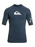Quiksilver All Time - Kurzärmliger Rashguard mit UPF 50 für Männer Blau