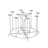 Luftschrank Grill, 12 Stahl 304 abnehmbare Handgrill, geeignet für Grill, Gemüse, etc. (Durchmesser 16 cm)