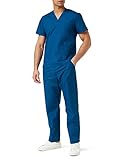 MISEMIYA - Unisex-Schrubb-Set - Medizinische Uniform mit Oberteil und Hose ref.6801-6802 - Large, Marineblau 68