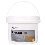 Mont Marte Gesso 1,89 Liter – Weiß – Ideale Grundierung für Acrylfarben und Ölfarben – Perfekter Primer für Leinwände