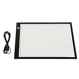 Leuchttisch A3 LED Licht Pad magnetischer Leuchtkasten dimmbares Zeichenbrett mit USB Kabel Copy Board zum Zeichnen Malen Skizzieren Animation Kopieren, 35,5 x 23,5 x 0,4 cm (A4 mit Skala)