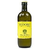 REDORO - Premium Olivenöl Frantoi 1 Liter aus Italien - Original Olio di Oliva Olextra vergine von höchster Qualität - Ideal für die Verwendung in den Großküchen