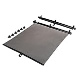 alca® Auto Sonnenschutz Sonnenrollo Autosonnenschutz + UV Schutz mit Saugnäpfen und Einhand-Einrollfunktion 2 x 55 x 52 cm