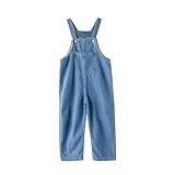Jungen-Spielanzug-Overall Jeans-Overall Für Kleinkinder Lockere Passform Lnssiges Spieloutfit Bequemes Strapazierfnhiges Kinderoutfit Den Tnglichen Gebrauch