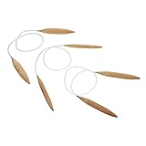 Housoutil 3 Stück Teiliges Stricknadeln Holz Robuste Häkelnadeln für Einfaches Stricken für Diy Projekte und Handarbeiten Leicht und Tragbar für Anfänger und Bastler