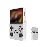 NITEBEAM R36S Retro Handheld Spielekonsole, Dual 3D Rocker, 20+ Emulatoren für PSP, N64, PS1, GBA, etc. Kommt mit 15000+ Spiele.