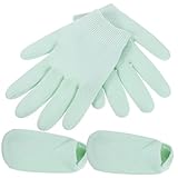 Beavorty Feuchtigkeitsspendende Handmasken-handschuh-set 4 Paar Männer und Frauen Feuchtigkeitsspendende Gel-handschuhe für Trockene Raue Haut über Nacht Tragbar Weiche Bequeme Socken