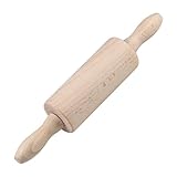 Zenker Teigrolle Mini – Hochwertige Backrolle aus Buchenholz, 230x45x45 mm, Perfekt für Backliebhaber, 2 Jahre Garantie, Holz