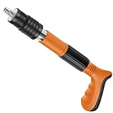 Bsowte Set Mini Nailer Tool Kit Manual Nail Machine Fastening Tools Kit Air Nailer Machine Adjustable Cement Wall Nailer für die Holzbearbeitung.