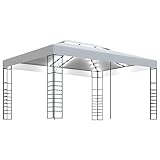 Kangmusi Pavillon mit LED-Lichterkette 4x3x2,7 m, 3070307