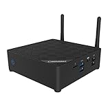 Orbsmart AW-15 Mini-PC Windows 11 Pro 4K Desktop PC | Computer | lüfterlos | lautlos | stromsparend (Intel N100 CPU, 16GB RAM, 256GB SSD, WiFi 6, 2.5 GBit-LAN), Schwarz