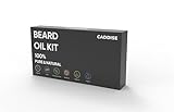 CADDISE Bartöl-Set – 6 einzigartige Düfte, rein natürliche Inhaltsstoffe für einen gesunden, gepflegten Bart, für Männer zum Geburtstag, Vatertag und zu Weihnachten