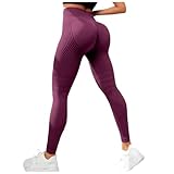 YCBMINGCAN Prime-Day-2025-Angebote Sporthose Damen Blickdichte Sport Leggings High Waist Push Up Boom Booty Leggings,Nahtlose Lang Sporthose Tights Blickdicht für Sport,Fitness,Freizeit,Gym