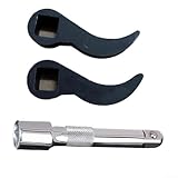 JGmotorfi 3-teiliges Brecheisen Schraubenschlüssel-Adapter-Set für Autoreparatur, inklusive Verlängerung für Vielseitigkeit (B)