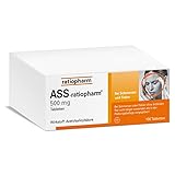 ASS-ratiopharm® 500 mg Tabletten: Ein Klassiker unter den Schmerzmitteln, 100 Tabletten