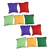 Toyvian 10Stücke Wurfspiel Sitzsäcke Sandsäckchen für Interaktive Kinderspiele im Freien für Partys und Aktivitäten