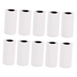 TOBBOMEY 10 Rollen Thermopapier für Augenprüfgerät Hochwertige Druckpapierrollen Glatte Oberfläche Langlebig und Klar Bedruckbar Kompatibel mit Meisten Thermodruckern