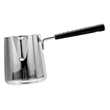 KOCKSHION Kleiner Kochtopf mit Ausgießer Topf für Saucen und Öle Tragbar und Leicht für Induktionsherde und Einfache