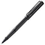 Lamy safari umbra Tintenroller – zeitlos klassicher Stift mit ergonomischem Griff & Strichbreite M - Gehäuse aus robustem ASA-Kunststoff – mit Tintenrollermine M 63 in blau