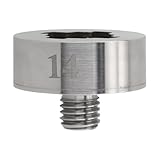 NEIQIUWING Winkelbohrmaschinen-Adapter aus Edelstahl für Kernbohrer – 5/8-11 und 14-Gewinde, rostfrei, kompakt