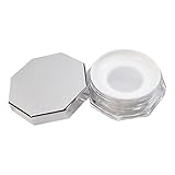 #N/A Leere Puderdose, tragbare Puder Box mit Sieb für Lose Puder, Rouge, Make-up Puder Behälter leer