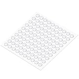 100 Stück Selbstklebend Türpuffer, 8MM Selbstklebend Elastikpuffer Transparent Schutzpuffer Gummipuffer Stoßfänger Pads für Türschränke und Schubladen