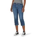 Lee Legendäre Capri-Jeans für Damen, normale Passform, hohe Taille, knapp geschnitten, bauchfrei, Seattle Fog, 50