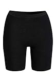 con-ta Normalbeinschlüpfer, weiche Unterwäsche für Damen aus Baumwolle und Angora, Bequeme Unterbekleidung, anliegende Pants, in Schwarz, Größe: 40