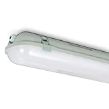 Kwazar Luminaire 36W Feuchtraumleuchte 120cm IP65 36W 2800 Lumen - 4000K Neutralweiß - Verknüpfbar - Kellerleuchte, Nassraumleuchte - Feuchtraum WannenleuchteWerkstatt