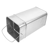 BESTYASH Eimer aus Verzinktem Blech mit Griff Großer Mülleimer für Außenbereich Rostfrei Langlebig und Tragbar Gartenabfall Vielseitig Einsetzbar