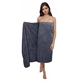 Zepphi Badetücher Größe 90 x 180 cm, Badetuch groß mit Aufhänger, Saunatuch 100% Baumwolle, Weich, saugfähige