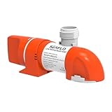 LIGHTEU®, Seaflo 12V 1100GPH Schmale, flache automatische Bilgenpumpe mit Wasserstandserkennung SFBP1-G1100-14A